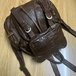 Balo nam 31x42x13 da thật 2hand 1013064