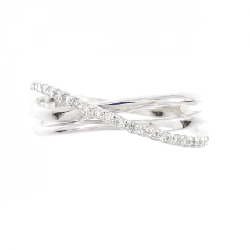 Nhẫn kim cương K18WG 0.11CT 670140