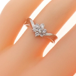 Nhẫn kim cương hoa PT900 0.23CT 671929