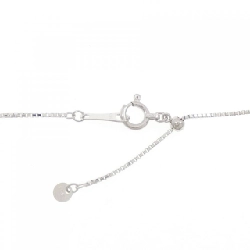 K18WG Chữ cái U Dây chuyền kim cương 0.19CT - Hàng hiệu Chính hãng 861176