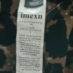 Quần da beo ống rộng size XS 989764