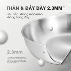Chảo rán inox liền khối cao cấp KALITE KFP2401 572286