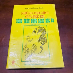 Những trò chơi của trẻ em nông thôn đồng bằng Bắc bộ trước 1954