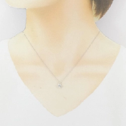 K18WG Solitaire Diamond Necklace 0.486CT - Hàng hiệu Authentic 857282