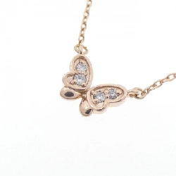 K10PG Bướm Kim Cương Dây Chuyền 0.03CT - Hàng hiệu Chính hãng 863357
