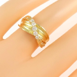 Nhẫn kim cương K18YG 0.24CT 670193