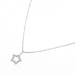 K18WG Ngôi sao Kim cương Dây chuyền 0.10CT - Hàng hiệu Chính hãng 859533