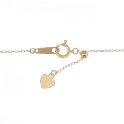 K18PG Dây chuyền hình trái tim kim cương 1.00CT - Hàng hiệu Chính hãng 846394