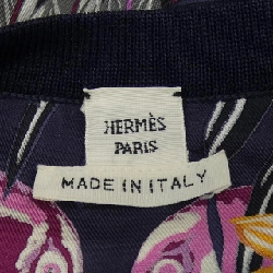 HERMES FLAMINGO PARTY *77-7771 Áo khoác len 634671