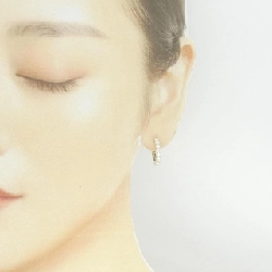 K18YG Bông tai kim cương hình vòng 1.002CT - Hàng hiệu Chính hãng 871958