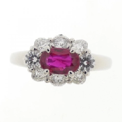 Nhẫn Ruby PT900 0.64CT - Hàng hiệu Chính hãng 853091