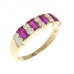 Nhẫn Ruby Mikimoto 0.65CT - Hàng hiệu Chính hãng