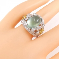 Nhẫn Prehnite K18WG 672049