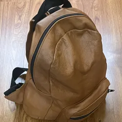 Balo nam 30x46x15 da thật 2hand 992646