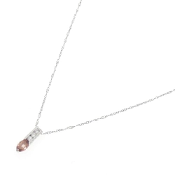 Dây chuyền Sapphire Padparadscha PT900/PT850 0.391CT - Hàng hiệu Chính hãng 860922