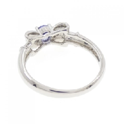 Nhẫn Tanzanite Ruy băng PT900 669235