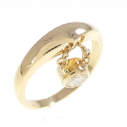 Nhẫn kim cương K18YG 0.21CT