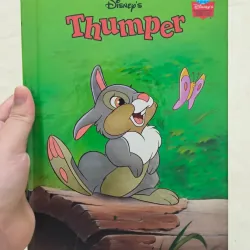 Sách Truyện Thumper Disney dành cho trẻ em - Bìa cứng, màu sắc tươi sáng