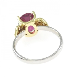 Nhẫn Garnet PT900/K18YG - Hàng hiệu Authentic 853032