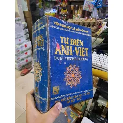 Từ điển anh việt viện khoa học xã hội việt nam 1992 mới 80% ố vàng GIÁO TRÌNH, CHUYÊN MÔN HCM1709