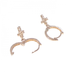 K18PG Bông tai kim cương hình chữ thập 0.10CT - Hàng hiệu Chính hãng 863593