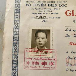 Bộ giấy tờ nghề Vô tuyến điện Sài Gòn (1964-1982) 1013283