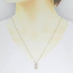 K18PG Dây chuyền kim cương 0.38CT - Hàng hiệu Chính hãng 846297