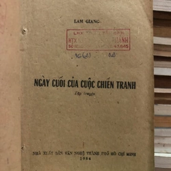 Tập truyện Ngày cuối của cuộc chiến tranh - Lam Giang 307074