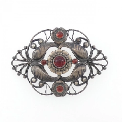 Brooch Garnet George Jensen