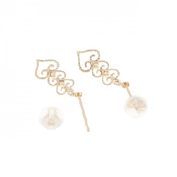 K10YG Bông tai hình trái tim - Hàng hiệu Authentic 875611