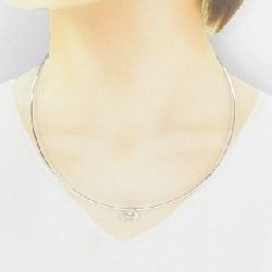 Dây chuyền kim cương hình mặt trăng và ngôi sao K18WG/K18YG 0.07CT - Hàng hiệu Chính hãng 861890