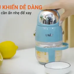 Máy xay mini UNIE UMB02 200W, cối thủy tinh kháng khuẩn + lưỡi dao inox 3 tầng 578118