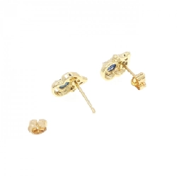 K18YG Bông tai Sapphire - Hàng hiệu Chính hãng 871709