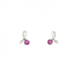 K14WG Bông tai Ruby - Hàng hiệu Chính hãng