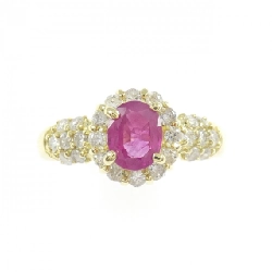 Nhẫn Ruby K18YG 0.66CT - Hàng hiệu Chính hãng 854445