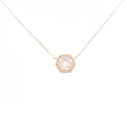 K10PG Rose Quartz Necklace - Hàng hiệu Authentic