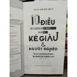 10 điều khác biệt nhất của kẻ giàu & người nghèo – Keith Cameron Smith 552018