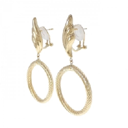 K18YG Bông tai - Hàng hiệu Authentic 870989