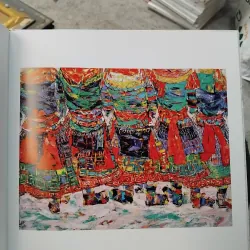 Thổ cẩm khác vựng tập hội họa của Đoàn Xuân Tặng  1006126