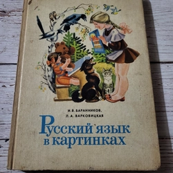 Sách học tiếng Nga, in tại Nga И.В.БАРАННИКОВ
Л.А. ВАРКОВИЦКАЯ
язык
B картинках