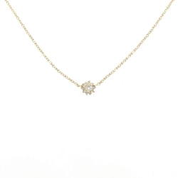 K18YG Dây chuyền kim cương 0.12CT - Hàng hiệu Chính hãng