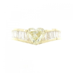 Nhẫn kim cương hình trái tim K18YG 0.810CT 673377