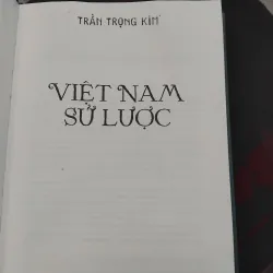 Việt Nam sử lược của Trần Trọng Kim  1024886