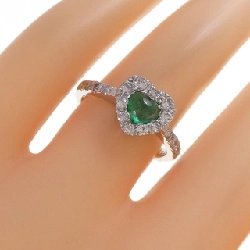 Nhẫn Emerald 750WG hình trái tim 0.39CT 669247