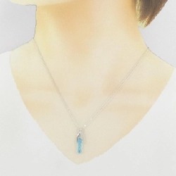 K18WG Blue Topaz Necklace - Hàng hiệu Authentic 858790