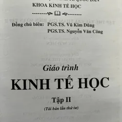 GIÁO TRÌNH KINH TẾ HỌC(Tập II ) 702613