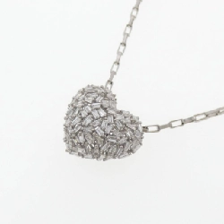 K18WG Dây chuyền kim cương hình trái tim 0.40CT - Hàng hiệu Chính hãng 857091