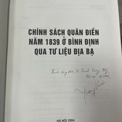 CHÍNH SÁCH QUÂN ĐIỀN NĂM 1839 Ở BÌNH ĐỊNH 533819