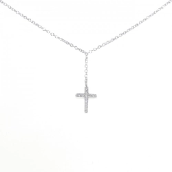 Dây chuyền kim cương 750WG - Hàng hiệu Authentic