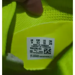 Giày đá bóng Puma Future 8 pro cao cấp màu vàng neon size 43 mới 100%